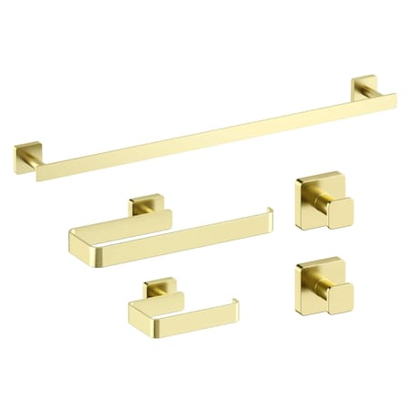 Kibi Blaze 5 Piece Bathroom Hardware Set C-KBA16-5BG